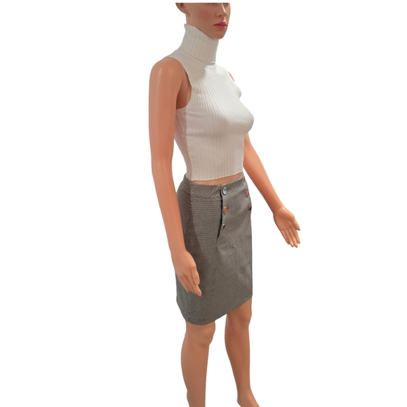 H&M Gray Knee-Length Pencil Skirt Work (New) - Picture 6 of 14